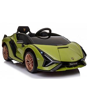 Coche eléctrico infantil Lamborghini Sian 12V,MANDO RC PARENTAL, Verde,  INDA378-RA-QLS-6388.CR